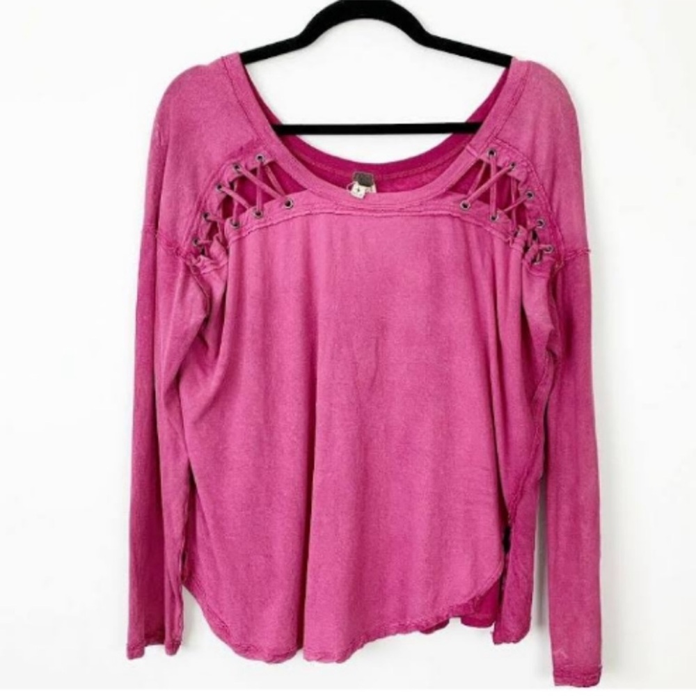Free People long sleeve top. Size S (fits more like a medium)